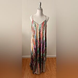 Nicole Miller Multicolor Maxi Dress Women’s Size XL